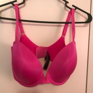 Victoria’s Secret Lined Demi Double Hot Pink Size 34DDD